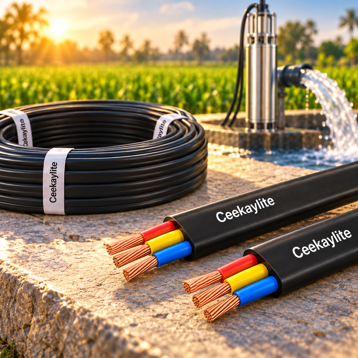 Ceekaylite Submersible Flat Cable