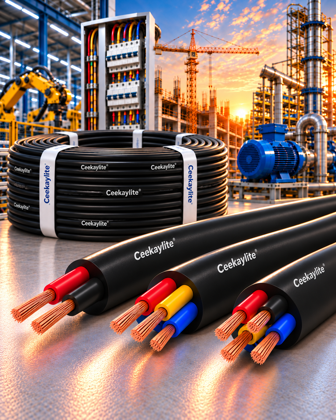 Multicore Flexible Cable