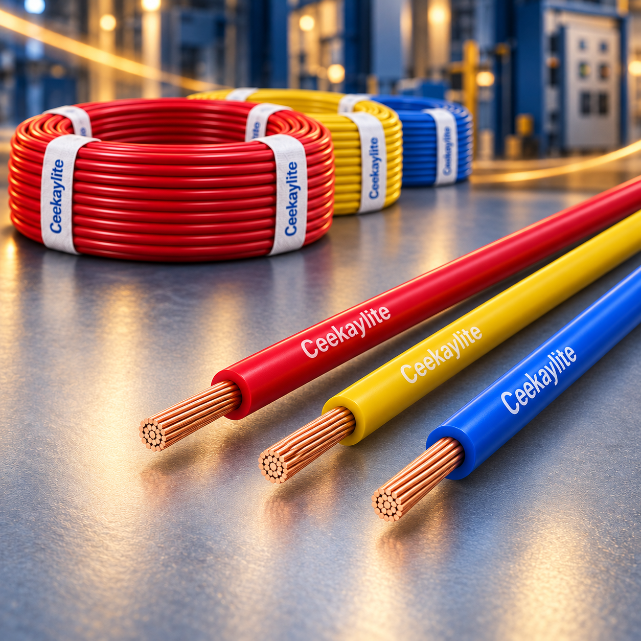 Ceekaylite single core copper wire