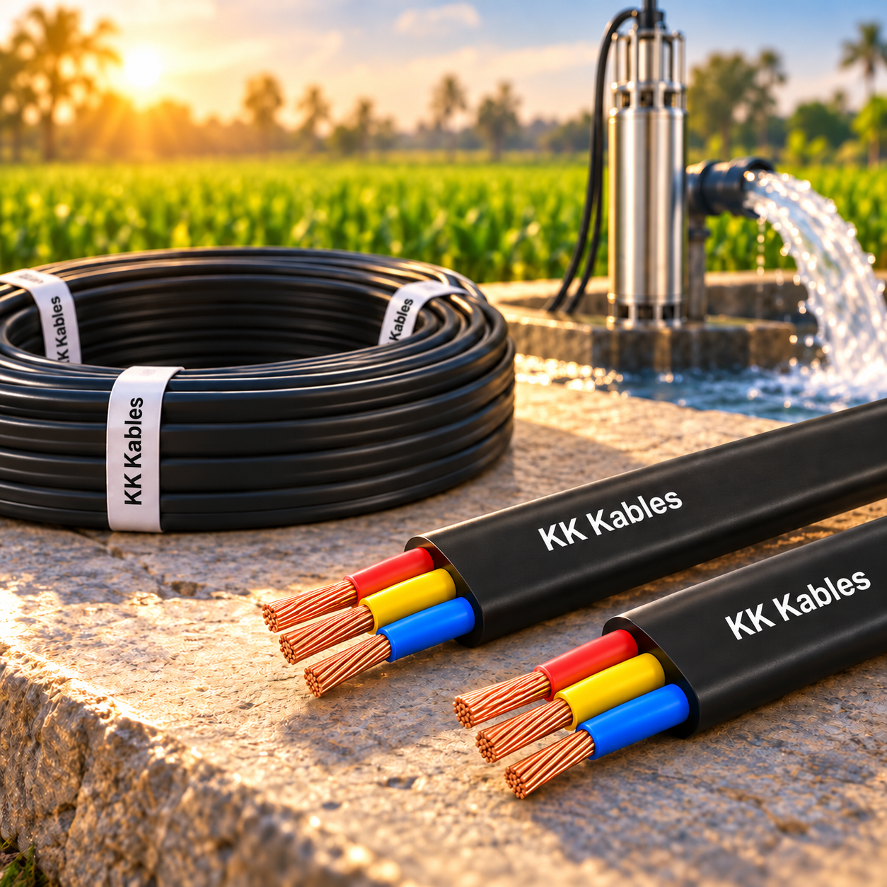 KK Kables Submersible Flat Cable